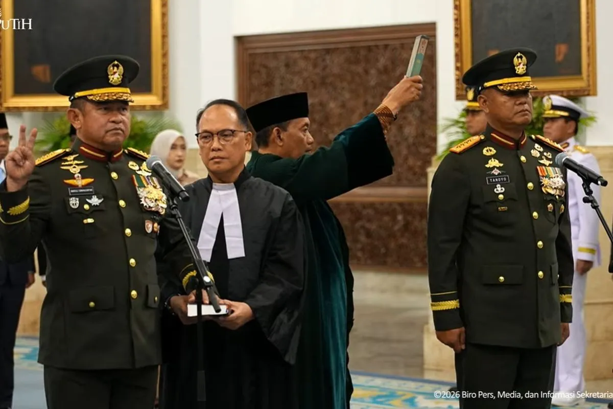 Tukar Posisi, Prabowo Lantik Maruli Simanjuntak Jadi Wakil Panglima TNI, Tandyo Budi Revita Jabat KSAD